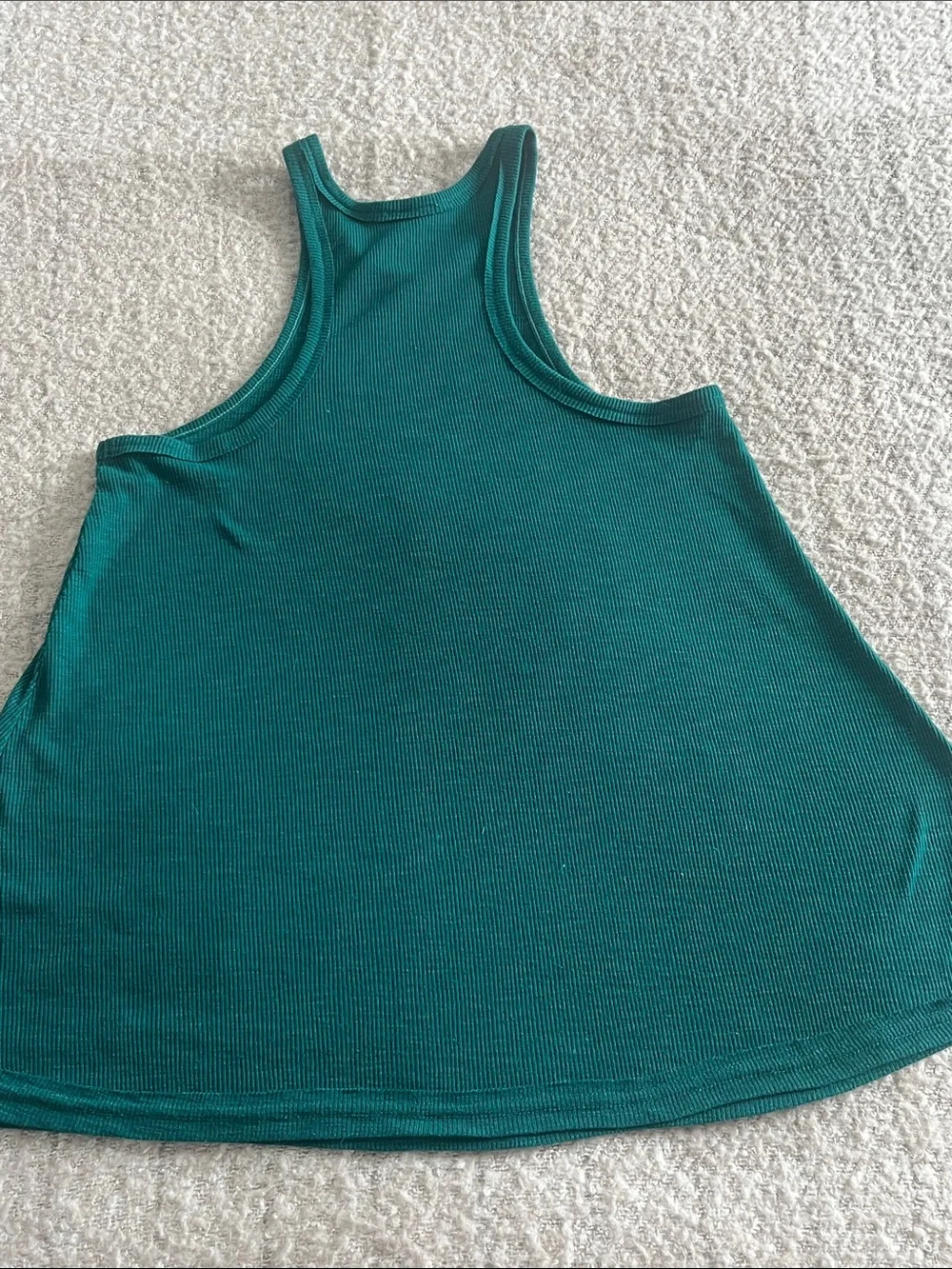 Free people Intimately Emerald Green Ribbed Tank Top